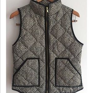 JCrew Herringbone Vest